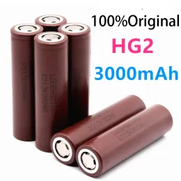 100 Top High Quality HG2 18650 Battery 3000mah 35A Max Discharge Drain power Batteries 25R VTC5 VTC4 HE2 HE4 DHL Shipp1963919