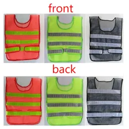 Reflective Vest Safety Clothing Hollow Grid Vests High Visibility Warning Safety Working Construction Traffic birdone