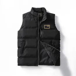 92 디자이너 조끼 탑 남성 Gilet Vests 가을 겨울 코트 소매없는 조끼 면화 옷 자수 편지 양복 조끼 남자 재킷 양복 조끼 의류#05