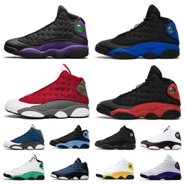 Jumpman 13 Basketball Shoes 13s XIII Retro Men Mens Trainers Court Purple Satin Flint Lakers Island Sports Sneakers Size في الهواء الطلق 36-47