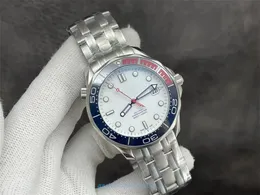 OM 007 Średnica zegarków 42 mm z kalendarzem ruchu 8800 do szybkiego skoku Sapphire Mirror Stalowe szczotkowane szczotkowane obudowa