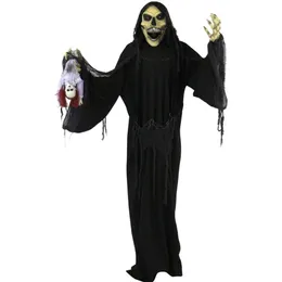 Andra evenemangsfest levererar livstorlek animatronisk reaper multicolor halloween dekoration 230912