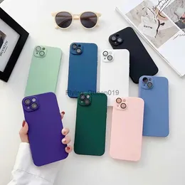 Cell Phone Cases Eye Protection Precision Hole TPU Phone Case Suitable for S23FE Mate60pro Imitation Liquid Silicone Lens Full Case HKD230913