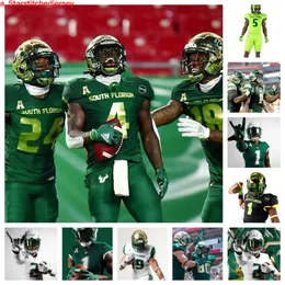 2023 South Florida Bulls Football Jersey 1 Matthew Hill 1 Khafre Brown 11 Gerry Bohanon 5 Nayquan Wright 99 Lloyd Summerall 11 D.J. هاريس 12 جادين أليكسيس