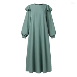 Vêtements ethniques Marocain Kaftan Musulman Prière Vêtement Overhead Khimar Jilbab Hijab Abaya Robe Écharpe Islam Eid Ramadan Robe A052