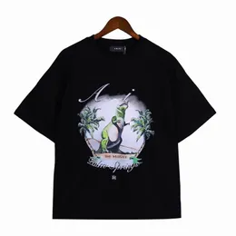 Amirir Summer Men's Tシャツ品質のデザイナーMen Amirs Tシャツ半袖カジュアルレターTシャツAmris Shird Loose Graphic Tee Crewneck特大Tシャツ3975