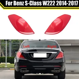 For Benz S-Class W222 2014-2017 Car Rear Taillight Shell Brake Lights Shell Replacement Auto Rear Shell Cover Mask