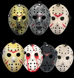 Maski pełne twarzy Maski Jason Cosplay Skull Mask Jason vs Friday Horror Hockey Halloween Costume Scary Mask Festival Party Masks Fy2931