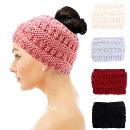 New Winter Women Warm Wide Knitted Headbands Vintage Elastic Crochet Turban Headwrap Sports Yoga Hair Band Bandana Accessories