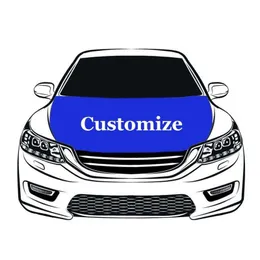 기타 이벤트 파티 용품 Customzied Car Hood Cover Elastic FBric 생생한 컬러 페이드 저항성 트럭 엔진 플래그 3.3ftx5ft 230912