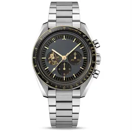 Montres suisses de marque supérieure pour hommes Apollo 11 50e anniversaire deisgner montre mouvement à quartz tout cadran travail cadran moonshine vitesse montr2581