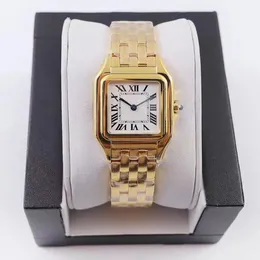 Reloj de lujo Reloj para mujer Relojes cuadrados Relojes de diseño con diamantes Movimiento de cuarzo premium Tamaño 27X27 mm 22X22 mm Pulsera de acero inoxidable Cristal de zafiro resistente al agua