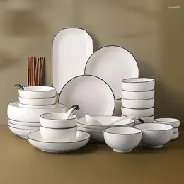 Тарелки, фарфоровая посуда, стол, обеденный набор, кухонный набор, полная посуда, сервиз, закусочное блюдо, столовые приборы Platos Vajilla
