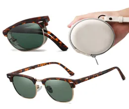 Складные Hd поляризованные мужские и женские солнцезащитные очки, дизайнерские клубные брендовые складные солнцезащитные очки для вождения, слепые Dropp Master Shades6519939