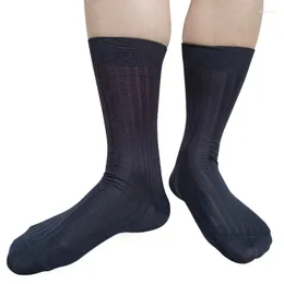 Erkek Çorap Çizgili Erkek İş Soft Nefes Alabilir Yüksek Kaliteli Beyler Resmi Elbise Erkek Uzun Sox Sokken