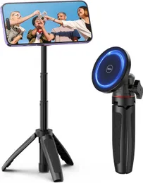 Selfie monopods ulanzi magnetiska mobiltelefon stativ kompatibel med magsafe mini utdragbar selfie stick 360 boll huvud stativstativ grepp för iphonel20309013