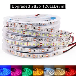 Nastro LED flessibile 12V 2835 Nastro luminoso ad alta luminosità 120LED/m Bianco/Bianco caldo/Blu/Giallo/Rosa/Blu ghiaccio/Oro