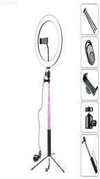 monopods selfie 10inch 26 سم قابلة ل dimmable led studio camera ring light po phone video light with tripods selfie stick ring reight phone حامل الهاتف 7031688 L230913