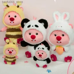 Plush Dolls Loopy Little Beaver Plush Toy Kawaii Cute Pink Beaver Plushies Doll Soft Funny Throwing Pillow Baby Sleeping Doll Xmas Gifts Q230913