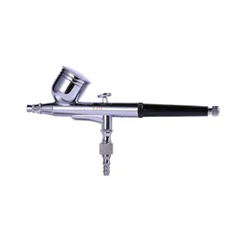 Pistolety sprayowe paznokcie airbrush 0,3 mm 7 cm3 zawód przenośny pistolet do sprayu do makijażu tatuaży podwójny grawitacyjny sprayer artystyczny 2309912