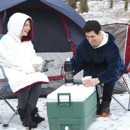 여자 수면 라운지 기타 의류 게으른 풀오버 마이크로 화이버 담요 소매 슈퍼 부드러운 따뜻한 포켓 야외 차갑고 따뜻한 잠옷 겨울 TV blank6661187L2309