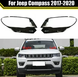 Koplamp Glas Koplamp Transparante Lampenkap Lamp Shell Auto Lens Cover Licht Behuizing Case Voor Jeep Compass 2017-2020