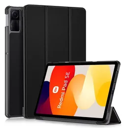 Inteligentne skrzynki dla Xiaomi Redmi Pad SE 6 11 "cal skórki tpu pokrywka obudź sleep funkcja tablet PC Fildas