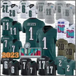 Philadelphia''eagles''brandon Graham Haason Reddick Football Trikot Darius Jalen verletzt Devonta Smith Brown Jason Kelce Gardner-Johnson Fletc