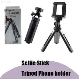 monopods selfie monopods حامل الهاتف ثلاثي القوائم مرنة قابلة للتعديل موقف لمكافحة selfie stick stick Universal Rotation 360 درجة للهواتف الذكية L230913