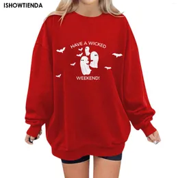 Hoodies femininos vintage halloween mulher pulôver sweatshirts kawaii roupas anime hoodie gótico impressão hip hop manga longa solto punk