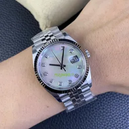 Clean 126234 남성 시계 Cal.3235 기계식 운동 직경 36mm 904L 강철 스트랩 Sapphire Crystal Glass 방수 슈퍼 버전 Mica Dial