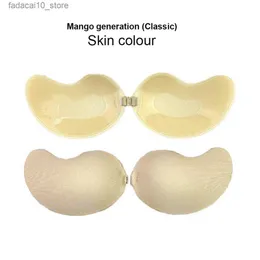 Rilievo del seno 2023 Hot Silicone Busto Copricapezzoli Adesivi Pasties Donne Seno Autoadesivo Reggiseno invisibile Nastro di sollevamento Push Up Reggiseno senza spalline Q230914