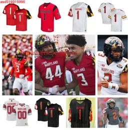 Maryland Terrapins Football Jersey 1 Kaden Prather 51 Dylan Gooden 39 Daniel Owens 6 Jeshaun Jones 17 Lionell Whitaker 25 Nolan