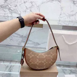 c-bag Letter Designer Bag Half Moon Underarm Shoulder Bag Luxurys Handbag Vintage Tote Leather Totes Cross Body Purses 220812