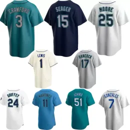 Ichiro Suzuki koszulki Kyle Seager Kyle Lewis Mitch Haniger Marco Gonzales Dylan Moore J.P.