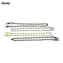 Bag Parts Accessories 20 PcsLot Antique BronzeGoldenSilverGun Black About 40 CM Metal Chain For Purses DIY Bag Accessory 230914