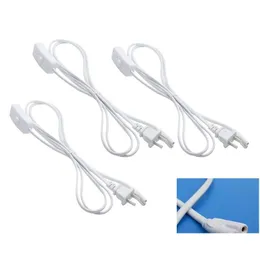 Switch Power Wire For T5/T8 Connector Cord 2Pin Led Tube Extension Integrated Fluorescent Light Bb Drop Delivery Lights Lighting Acces Dhiem