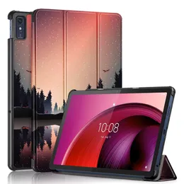Smart Cases For Lenovo Tab M10 5G TB360ZU 10.6" Inch PU Leather Cover Wake Sleep Function Tablet PC Fundas Capa Luxury