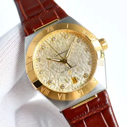 Luksusowy zegarek zegarek dla męskich zegarków AAA Women Women Gold Watch Women Mens Watch Designer Stal Pasp Męs