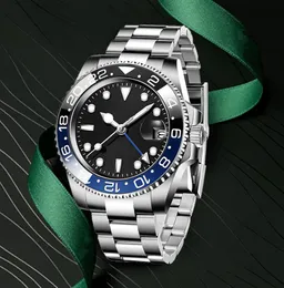 Mens Watch Luxury Designer Relógios 40mm Black Dial Automático Mecânico Moda Aço Inoxidável À Prova D 'Água Luminosa Safira 2813 Movemen Relógios