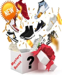 BOOTS Lucky Mystery Box 100 Surpresa Tênis de Basquete 4s Running TN Plus Triple S Nov3099399