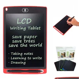 Graphics Tablets Pens 8.5 Inch Lcd Writing Tablet Ding Board Blackboard Handwriting Pads Gift For Adts Kids Paperless Notepad Memos Wi Dhvwz