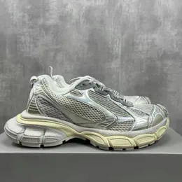العلامة التجارية الفاخرة الأحذية الرياضية المصممة 2023 باريس الموضة مدرج 3XL Lace-up Mesh Sneakers منصة الرجال والنساء B22 أحذية رياضية