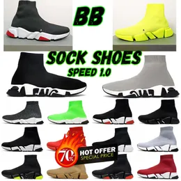 2023 Designer Socks Buty Mężczyzny Speeds Graffiti Treners 1.0 2.0 Platform Mens Runner White Skarpetki Buty Sneaker klasyczny Treaker Speed ​​Treakers Rozmiar 36-45