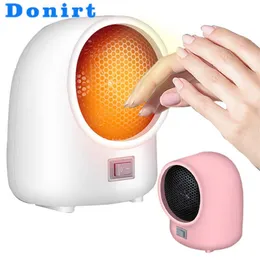 Home Heaters 220V 400W Mini Electric Air Heater Powerful Warm Blower Fast Heater Fan USB Desktop Electric Heater for Home Dormitory Office HKD230904