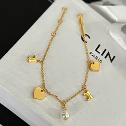 Tasarımcı mücevher 18k altın kaplama zincir bileklik erkekler kadınlar marka bileklik bileklik bakır bağlantı zincirleri bileklik manşet takli