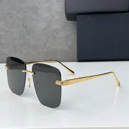 Designer-Sonnenbrille für Herren, Coolwinks-Brille, quadratisch, rahmenlos, Modestil, UV400-Brille, Damen-Schutzsonnenbrille, PA RG ABM Z3280N