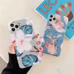 Casos de telefone celular Shell de telefone móvel simples retro padrão floral ip 11promax adequado para huawei mate30pro capa protetora de telefone móvel hkd230914