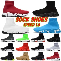Sock Shoes Designer Men Nasual Shoes Womens Speed ​​Trainer Socks Sepeds Boot Boot Runners Runner Sneakers Knit Women 1.0 Walking Triple Black White Lace Sports 36-45