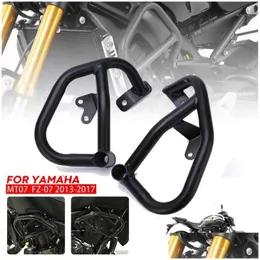 Atv Parts Bumper Guard Crash Bars Protector Steel For Mt07 Mt-07 2013- Fz07 Fz-07 - Motorcycle Drop Delivery Automobiles Motorcycles S Dhrqv